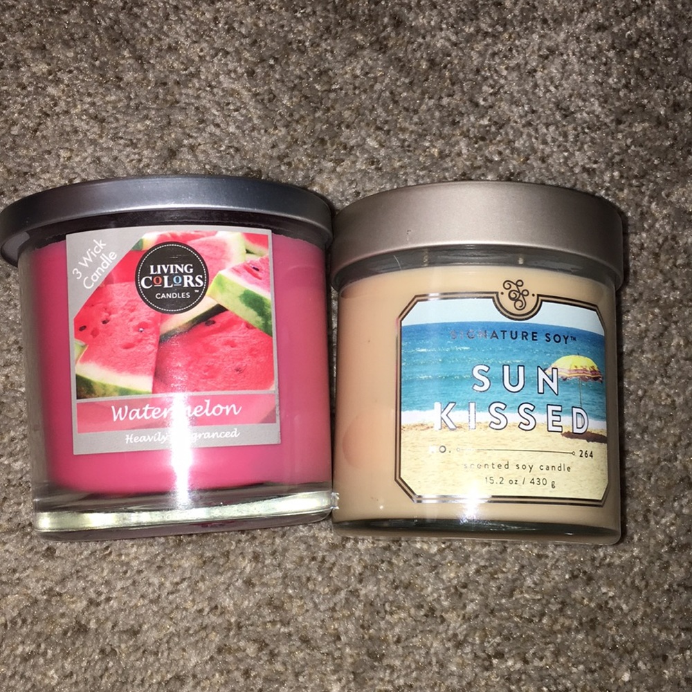 Two wick and Three wick Candles